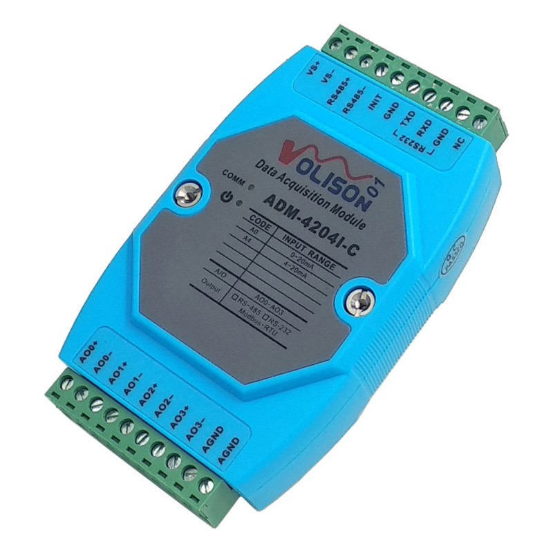 4-channel Analog output 485 to Analog 4-20mA signa... – Grandado