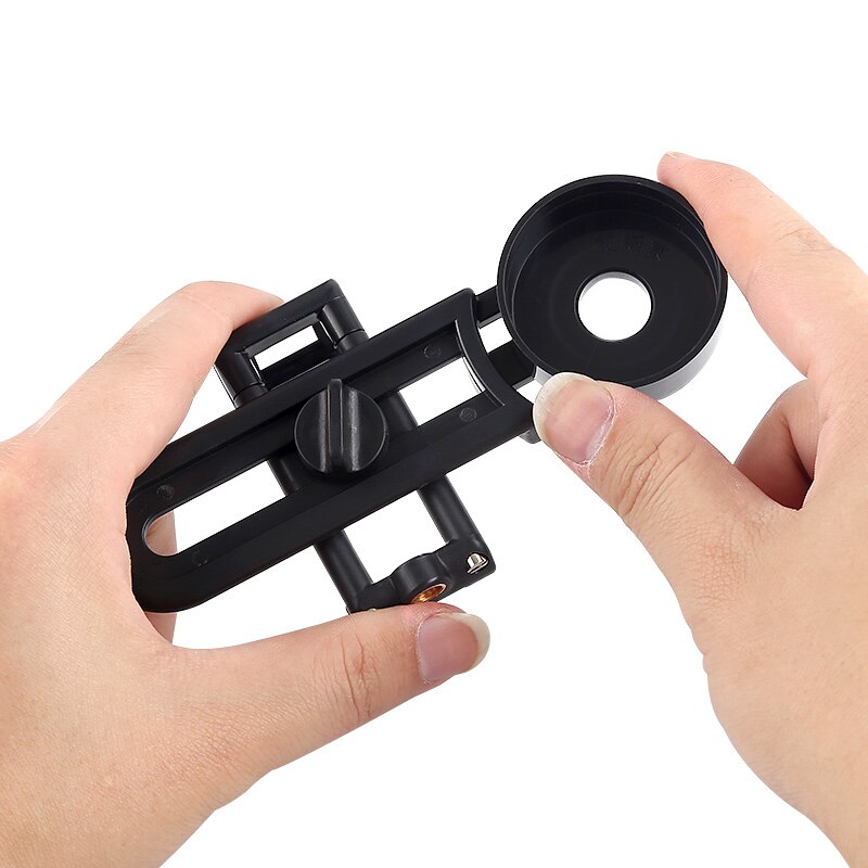 Universele houder voor mobiele telefoon-telescoopadapter, telescopische richtkijker van aluminiumlegering Universele houder voor mobiele-telefoonadapter telefoon Geschikt voor verschillende apparaten Universele houder voor mobiele telefoon-telescoopadapter, telescopische richtkijker van aluminiumlegering Universele houder voor mobiele-telefoonadapter telefoon Geschikt voor verschillende apparaten