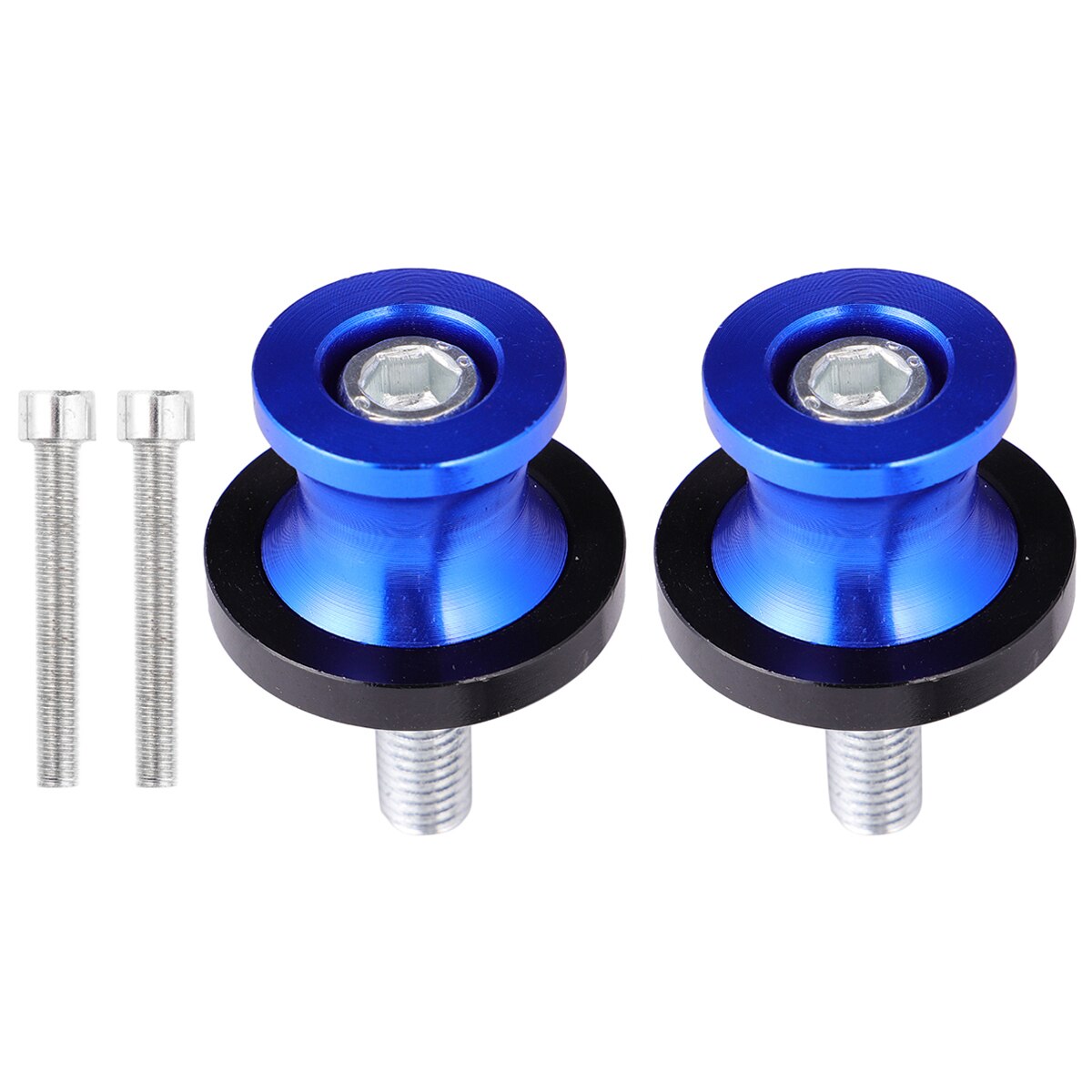 Shiyou-2PCS Motorcycle Mirrors Screw, M10x1.25 Aluminum Alloy General Purpose Rearview Mirror Screws Car Accessories Hole Screw Decoration Fit Most Re