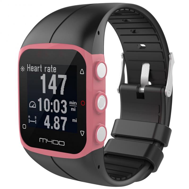 Silikon Armband Strap Für POLAR M400/M430 Sport Smart Uhr Gleichen Absatz Einfarbig Ersatz Armband