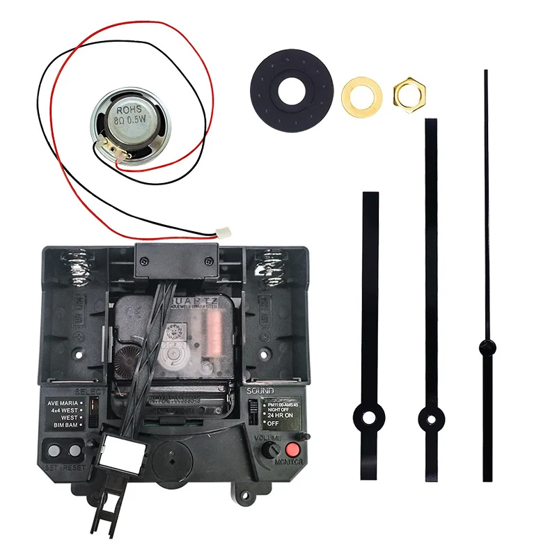 Sun Ximin Temple 4 Soorten Muziek Hele Puntklok Uit Één Stuk 300G Swing Clock Machine Core Diy Accessoires: 1 / 3