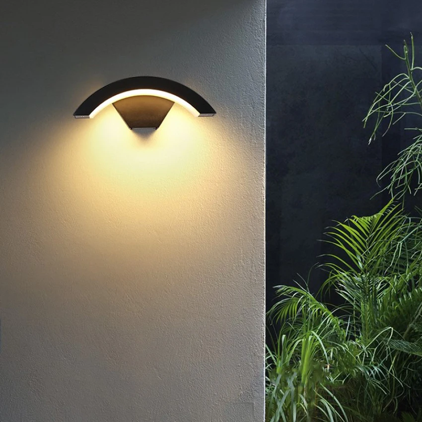 18w sensorer udendørs vandtætte væglamper have veranda vægbelysning led væglamper aluminium  ac86-265 au64 stk.