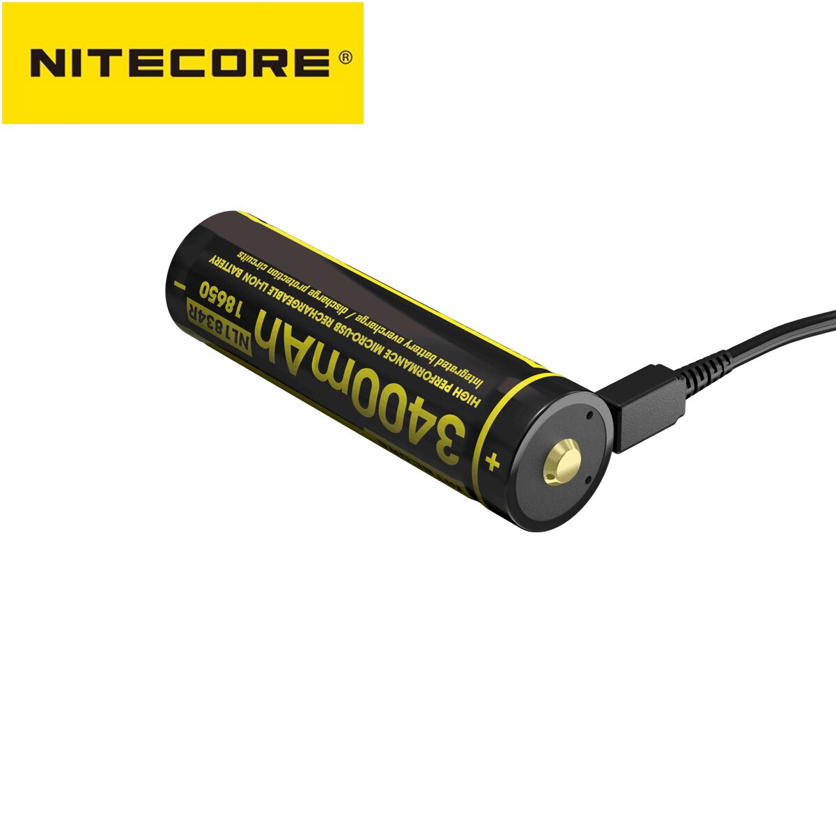 Nitecore NL1835R NL1834R NL1826R 3.6V 18650 battery High Performance Micro-USB Rechargeable Li-ion Battery