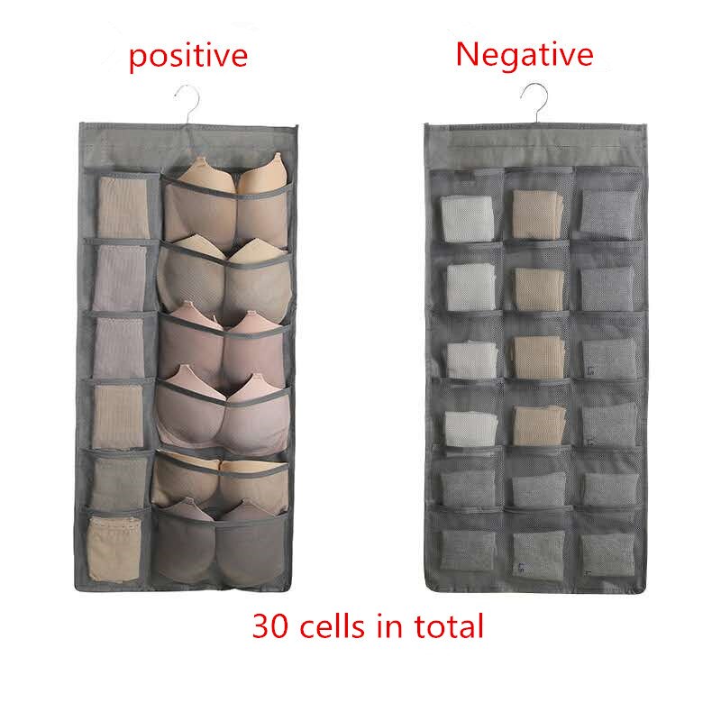 Taschen Multifunktions Falten Kleidung Lagerung Hängenden Beutel Socken Bh Unterwäsche Gestell Aufhänger Lagerung Taschen Organizer: Armee Grün