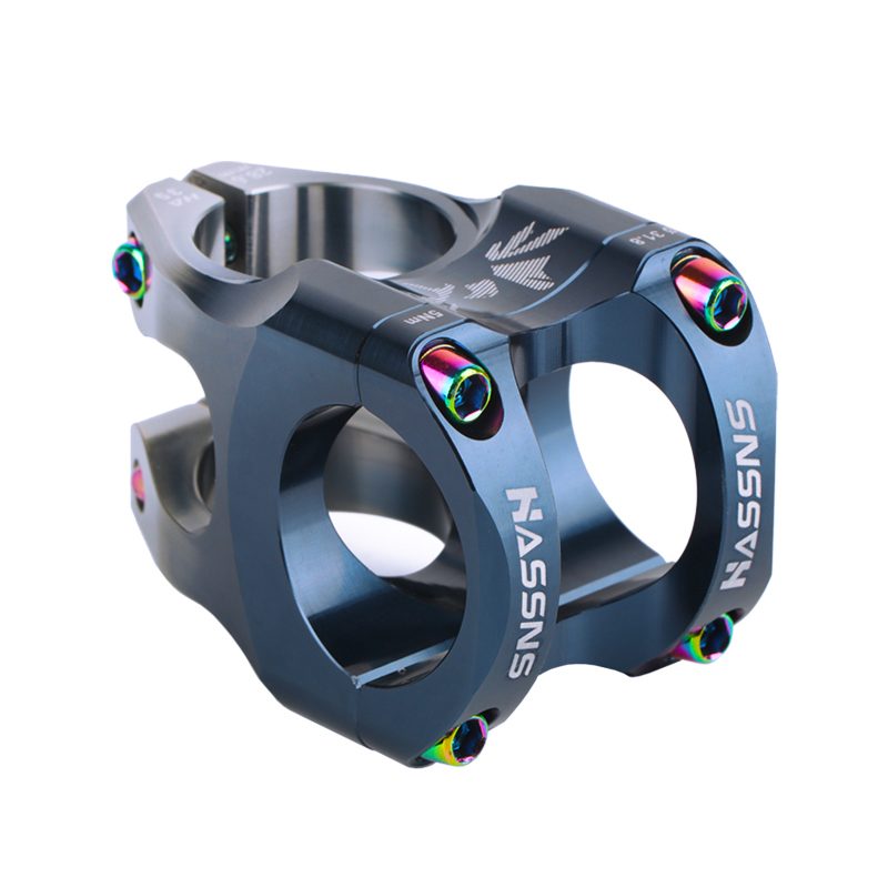 HASSNS Mtb Power Stem bicicleta de carretera puente de bicicleta de montaña potencia corta 35mm varilla manillar mesa ajustable vástago Riser 31 8 ciclismo: Verde