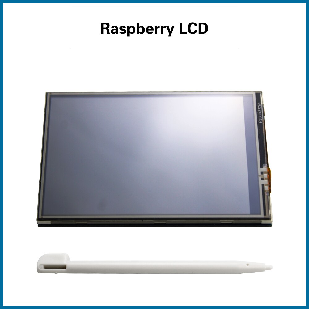 S ROBOT 3.5 inch Raspberry Pi 4 Model B Touch Screen 480*320 LCD Display + Touch Pen + ABS Case for Raspberry Pi 4 RPI60