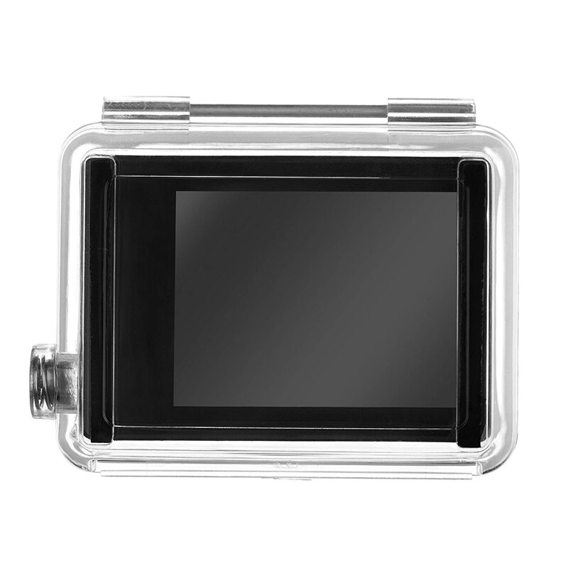2.0 tums hd bacpac extern lcd-skärm visningsskärm med vattentätt hölje bakdörr för gopro hero 4/3+,  hero 3