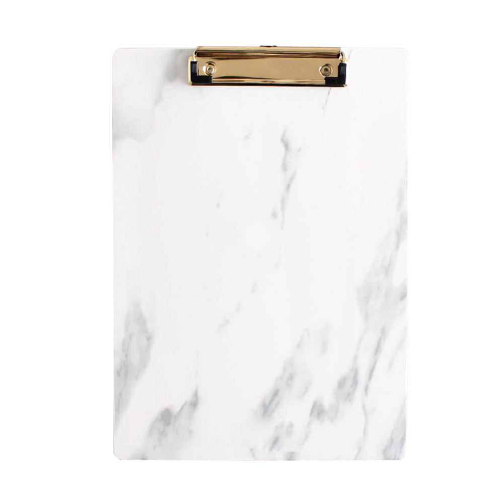 A4 A5 Paper Holder School Office With Hanging Hole Metal Clip Storage Portable Hardboard Stationery Clipboard Folder Conference: Default Title