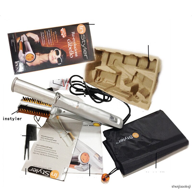 Straight hair curling artifact straight volume dual-use hairdressing tools electric curling iron home straightening splint 50W