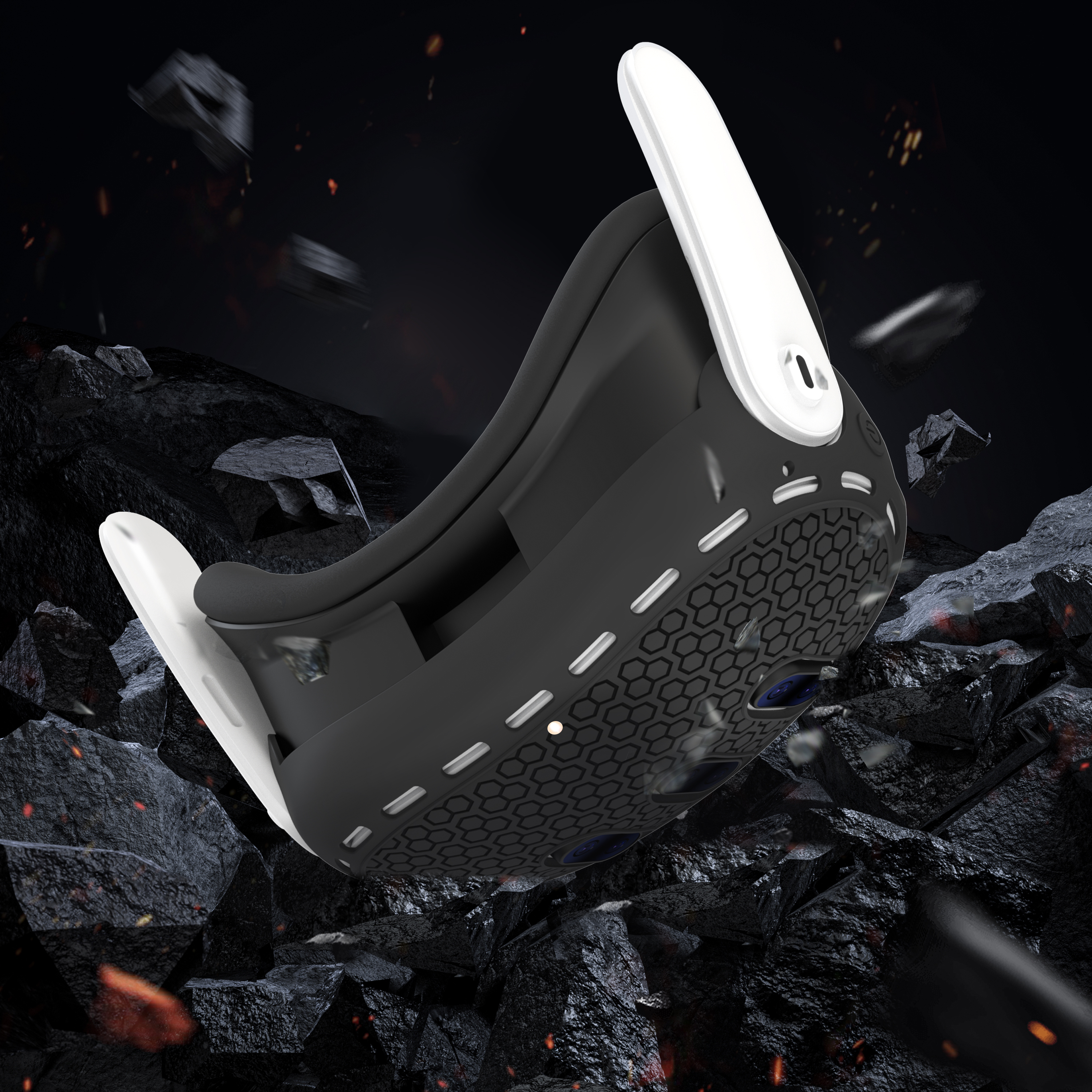 Til meta quest 3 silikonecover vr headset ridsefast beskyttelsesetui til oculus quest 3 tilbehør