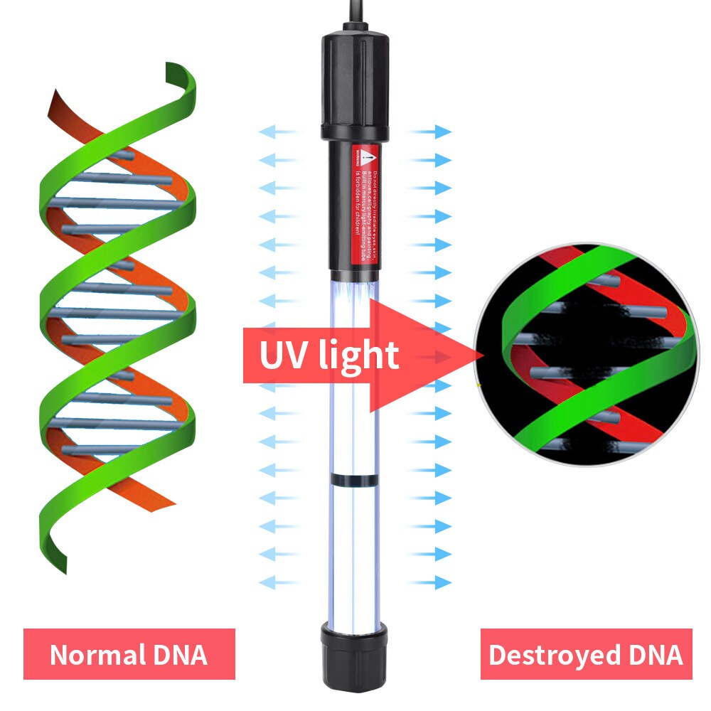 UV-D20/30/40/60 Fish Pond Aquarium Handheld Portable UV Disinfection Lamp