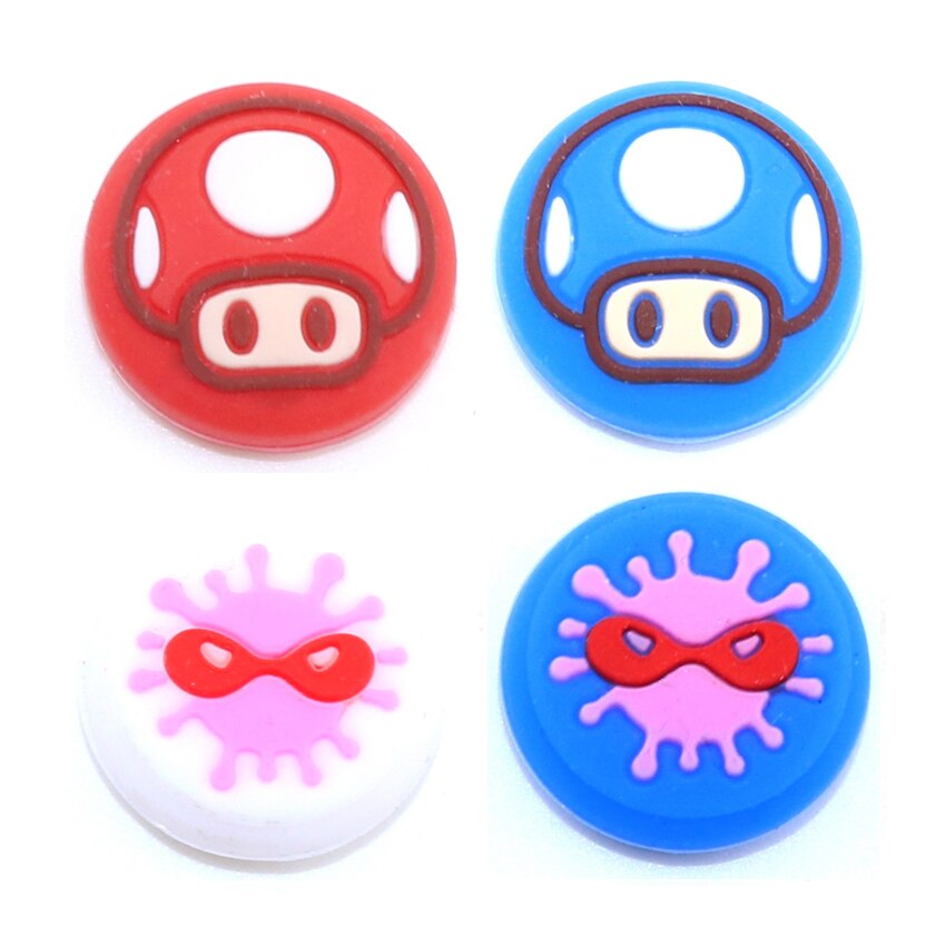 YuXi 4pcs Animal Crossing Thumb Stick Grip Cap Joystick Cover For Nintend Switch NS Lite Joy-Con Controller Thumbstick Case: 16-17-19-20