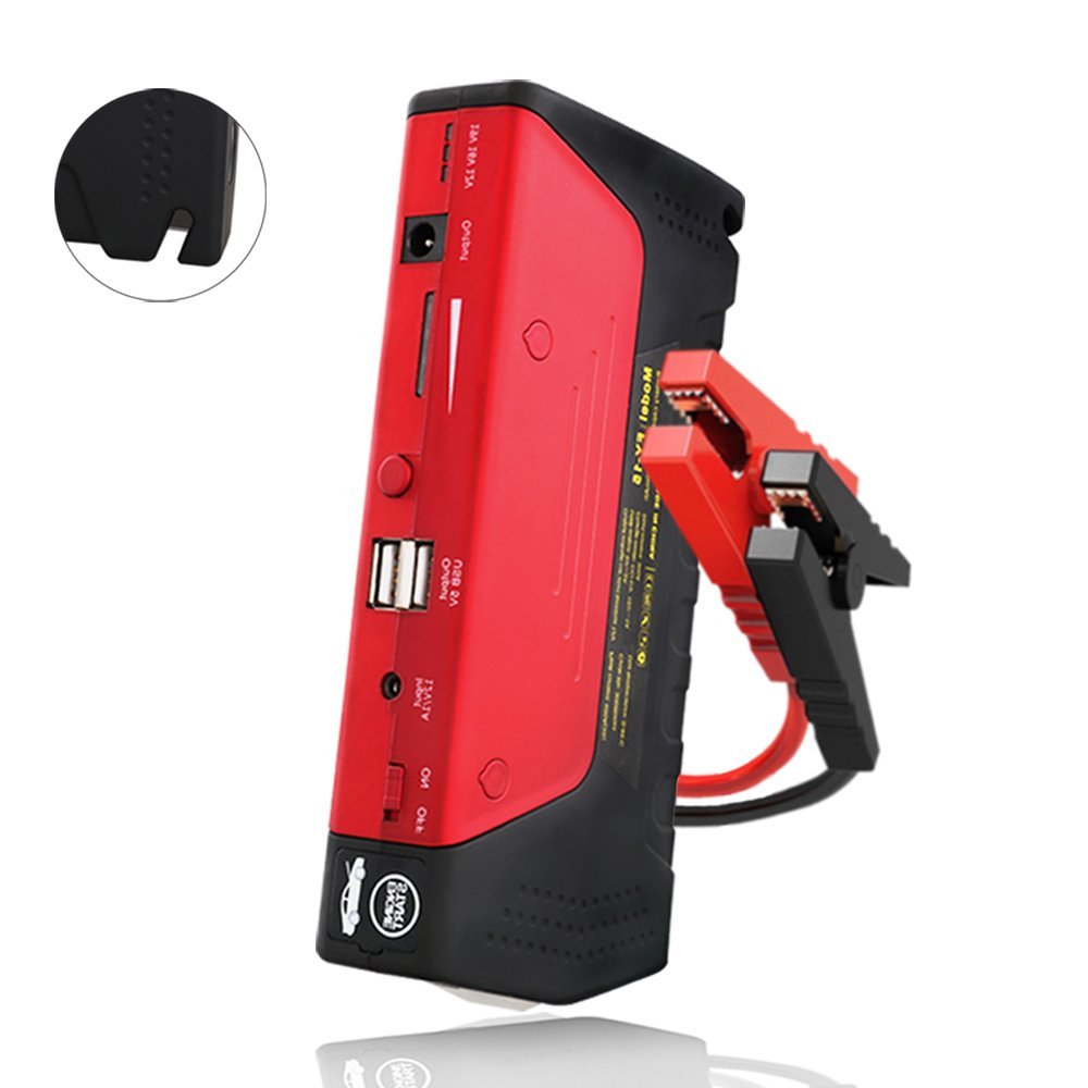 12V Car Power Supply Start Battery Charger Engine Booster With Seat Belt Knife Safety Hammer USB charge Port Jump Start Car