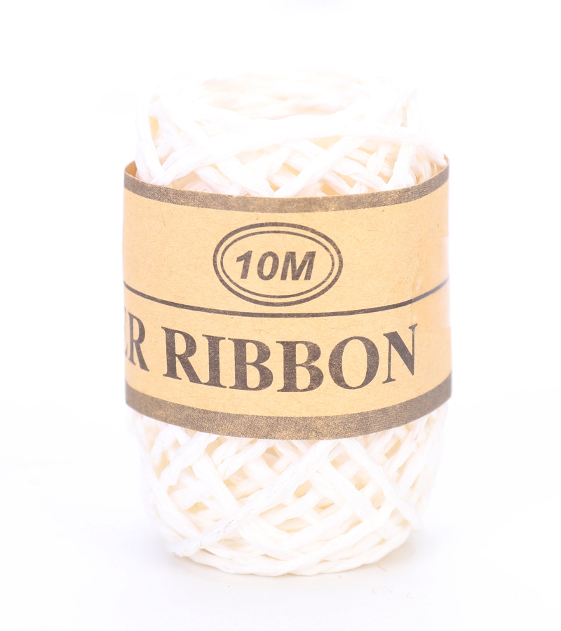 Raffia-garen voor breien en haken, lintdraden voor geschenkverpakking, touwambachten, doe-het-zelf, 7 strengen, 70 m,: Antique Copper