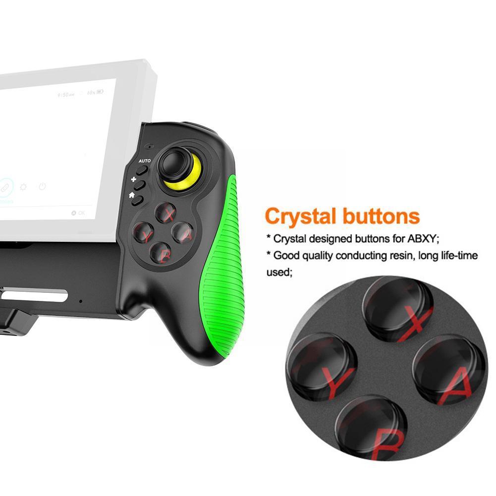 Handheld Joystick Voor Nintendo Switch Console Gamepad Controller Game Gyro 6-As Grip Crystal Abxy Knop L2M3