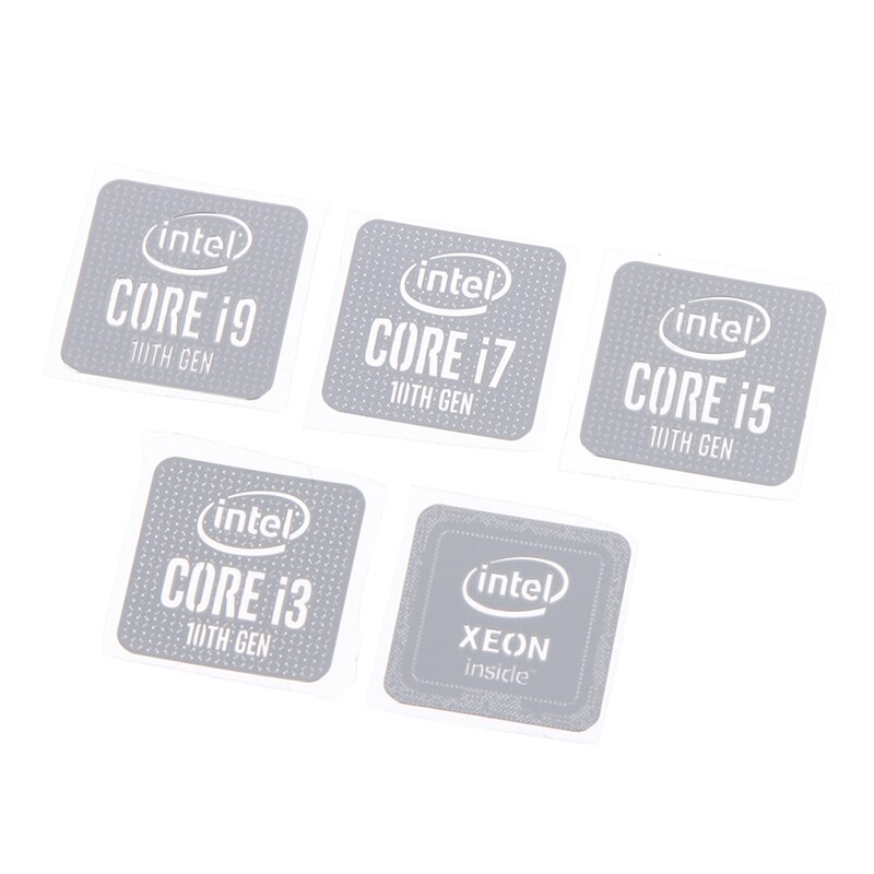10th Generation Intel Core I9 I7 I5 I3 CPU Metal Sticker Laptop Logo Sticker Home School Office