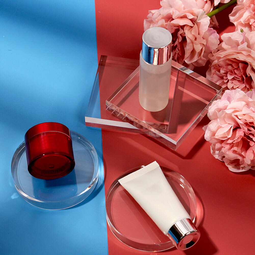 Transparent Acrylic Plate Product Shooting Background for Photo Studio Cosmetic Support Photography Auxiliary Props Ornament