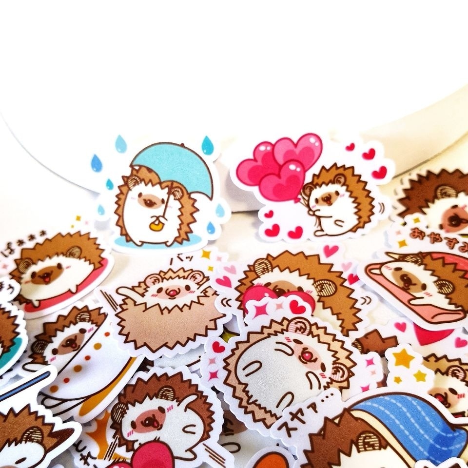 20/40 Pcs Leuke Egel Leven Memo Stickers Pack Geplaatst Het Kawaii Planner Scrapbooking Stickers Briefpapier Escolar Schoolbenodigdheden