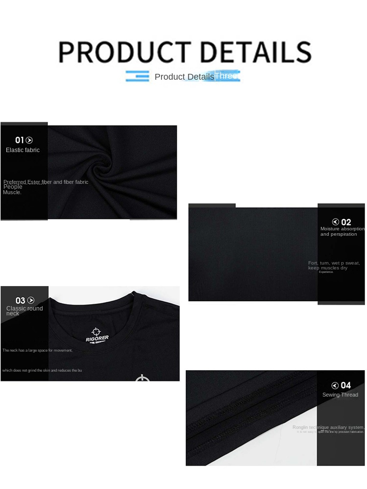 Strengere schnell trocknende laufende T-Shirt Basketball Kompression Shirt Männer schnell trocknen oben schwarz Bodybuilding Muskel Shirt trainieren Fitnessstudio