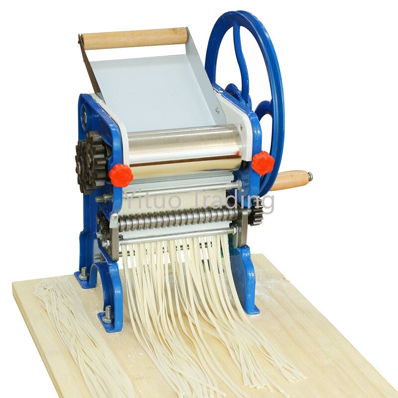 150 – 4 pétrissage manuel Double face Machine en acier inoxydable, Machine à presser manuelle domestique petite Machine à pâtes multifonction