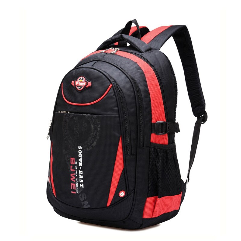 Waterdichte Kinderen Schooltassen Meisjes Jongens Kids Satchel Orthopedische Rugzak Basisschool Rugzak Mochilas Infantil: red 2