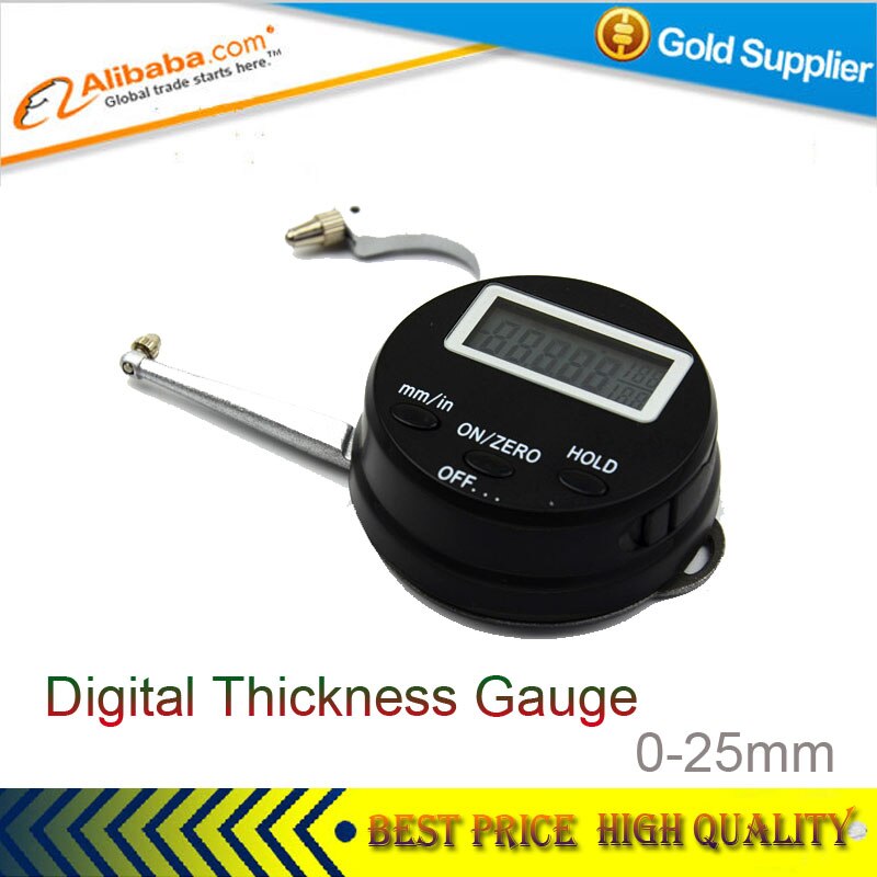 0-25mm 0.01mm digitale diktemeter digitale juweelmeter edelsteengereedschap digitale schuifmaat 0-15mm wijzerplaat diktemeter klikmeter