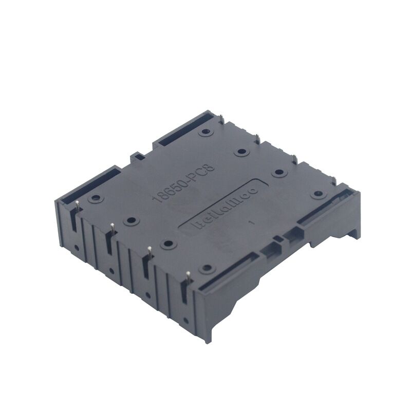 Abs 18650 zwarte powerbank behuizingen 1x 2x 3x 4x 18650 doe-het-zelf batterijbox 1 2 3 4 batterijhouder met harde pin