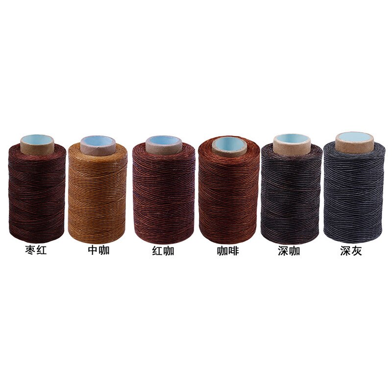 Jiwuo encerado fio 150d 1mm mão costura cabo para couro diy artesanato ferramenta 250m diy artesanato ferramentas de linha costura couro: 4