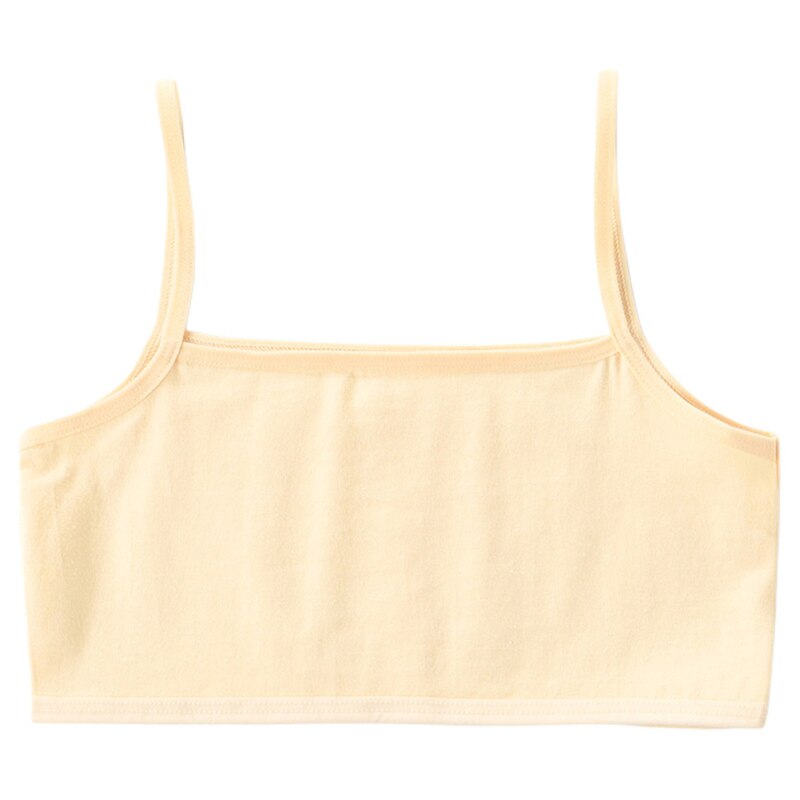 Bobora 4 Stks/set Tiener Meisjes Katoenen Training Bra Naadloze Bralette Beha Ademend Grote Meisjes Sportbeha Stretch Crop Cami