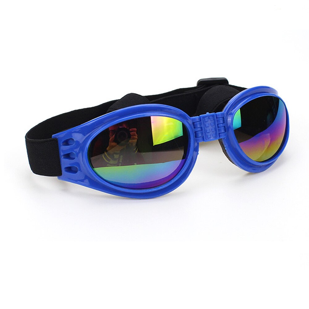 Cute Pet Glasses 6 Colors Foldable Pet Dog Sunglasses Pet Eyewear Dog Protection Goggles Sunglasses For Small Medium Large Dogs: Blue