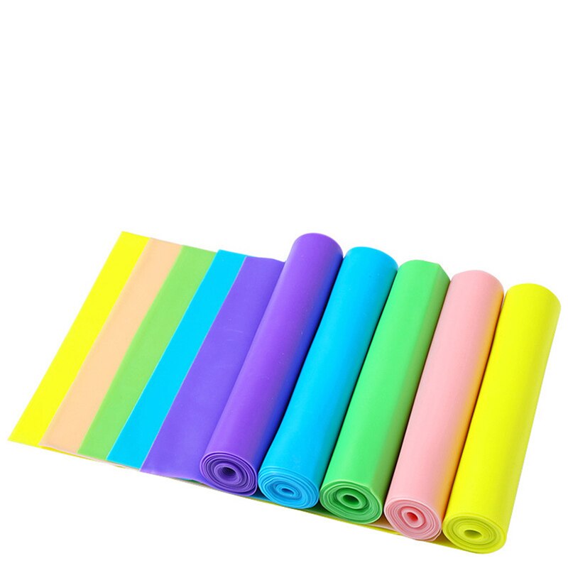 Yoga elastische band, hoge elasticiteit, bodybuilding, veilige rubberen yoga elastische band, 150cm weerstandsbanden, trainingselastische riem