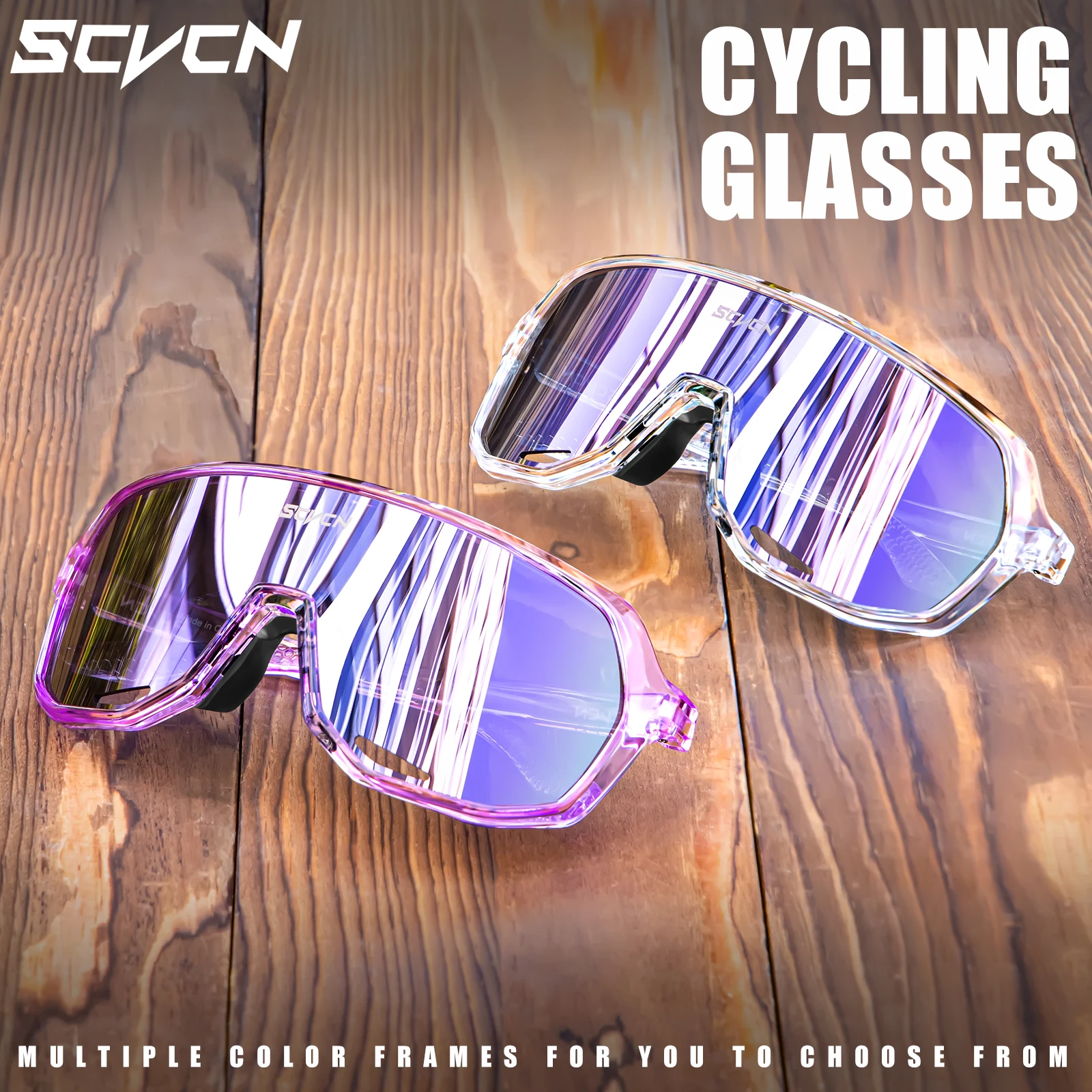 Sport  uv400- färgade cykelsolglasögon damglasögon för män sol mtb mountainbike landsvägscykelglasögon glasögon