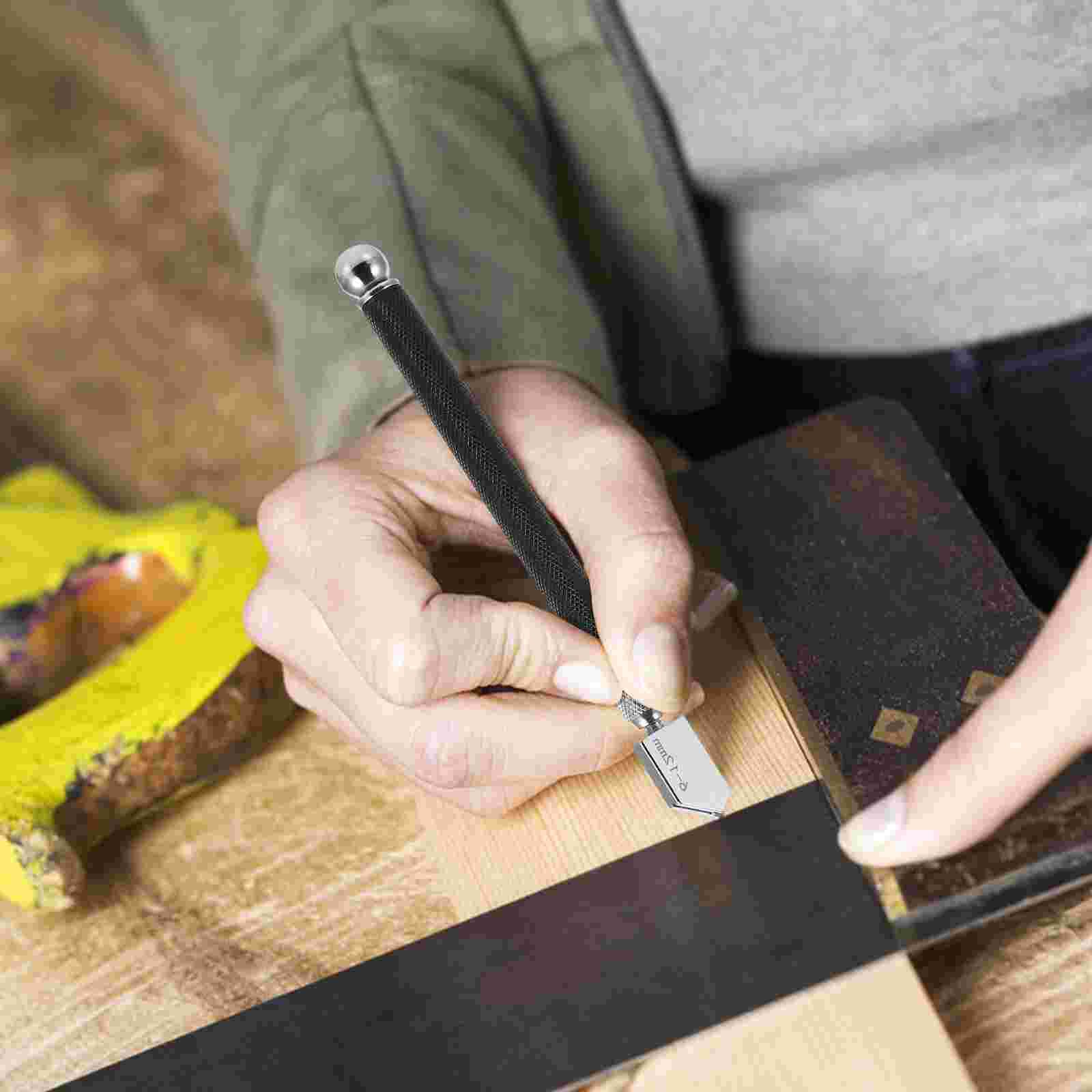 1 Set/6pcs Glass Cutter with Engraving Scriber Pen Stained Glass Tile Cutter