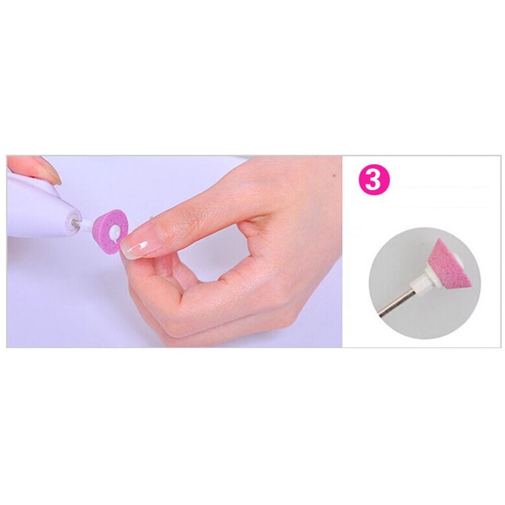 5 in1 Electric Mini Nail Machine Art Drill Carve Grinder Polisher Set Portable Nail Tools