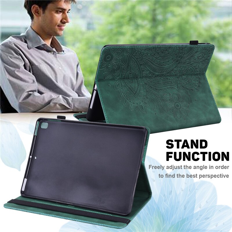 Tablet For Etui Samsung Galaxy Tab S2 9.7 Case Embossed Flower Leather Wallet Cover For Samsung Tab S2 T810 T813 T815 T819 Case