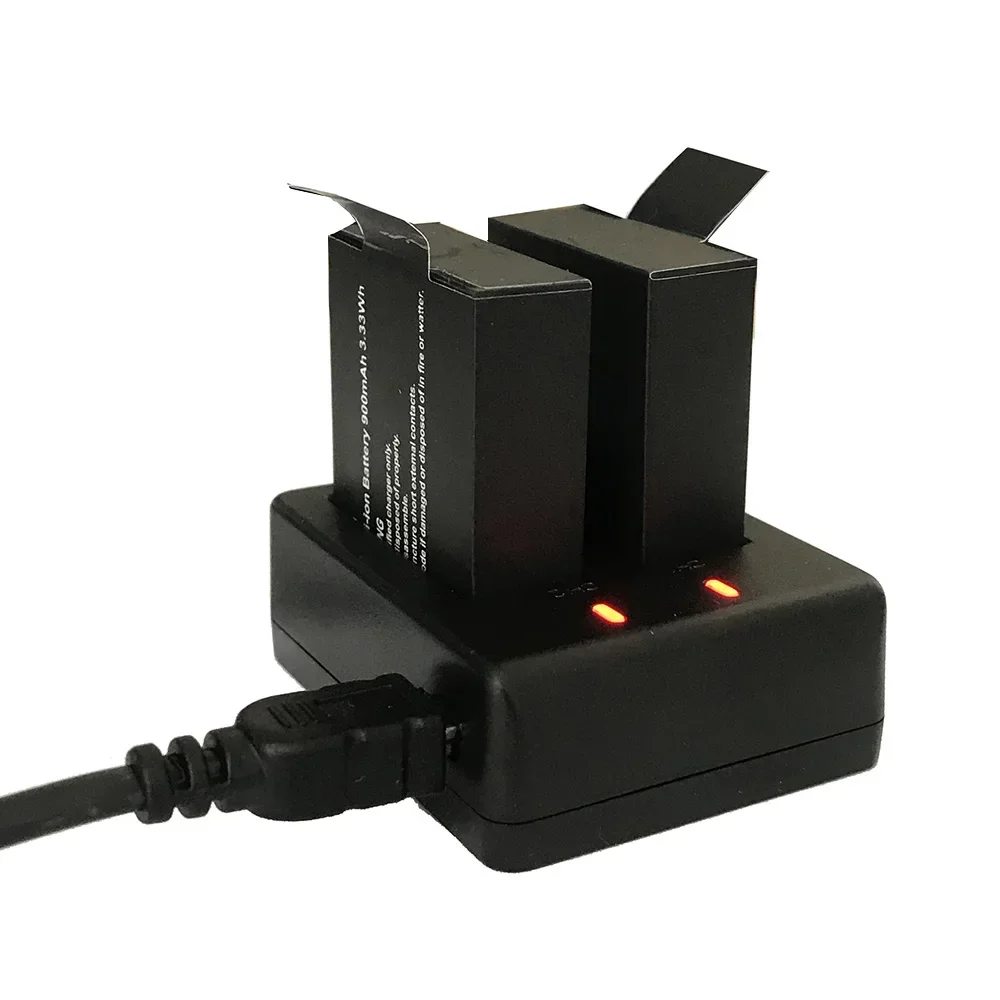 Batería de iones de litio recargable de 3,7 V y 900mAh para SJ4000 SJ5000 SJ6000 WIFi SJCAM cámara de acción deportiva DV SJ batería dedicada
