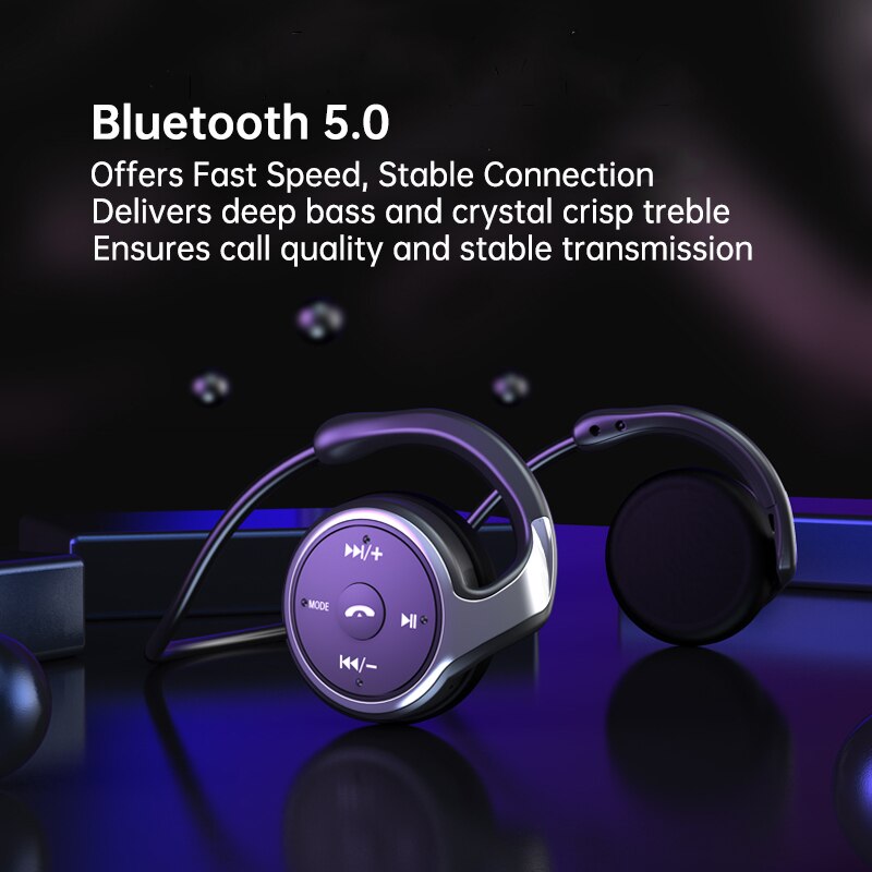 Wireless headphones MP3 Player Wireless Bluetooth earphone music headset sport portable MP3 Player walkman headphones for Phone