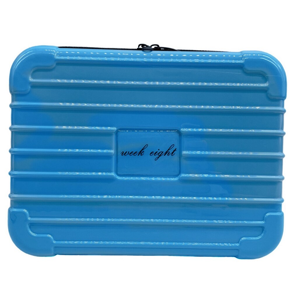 Week Eight for Brompton/Birdy 11 Inch Bike Bag Folding Bicycle Accessories Front Bag Mini Storage Box with Connector: Blue