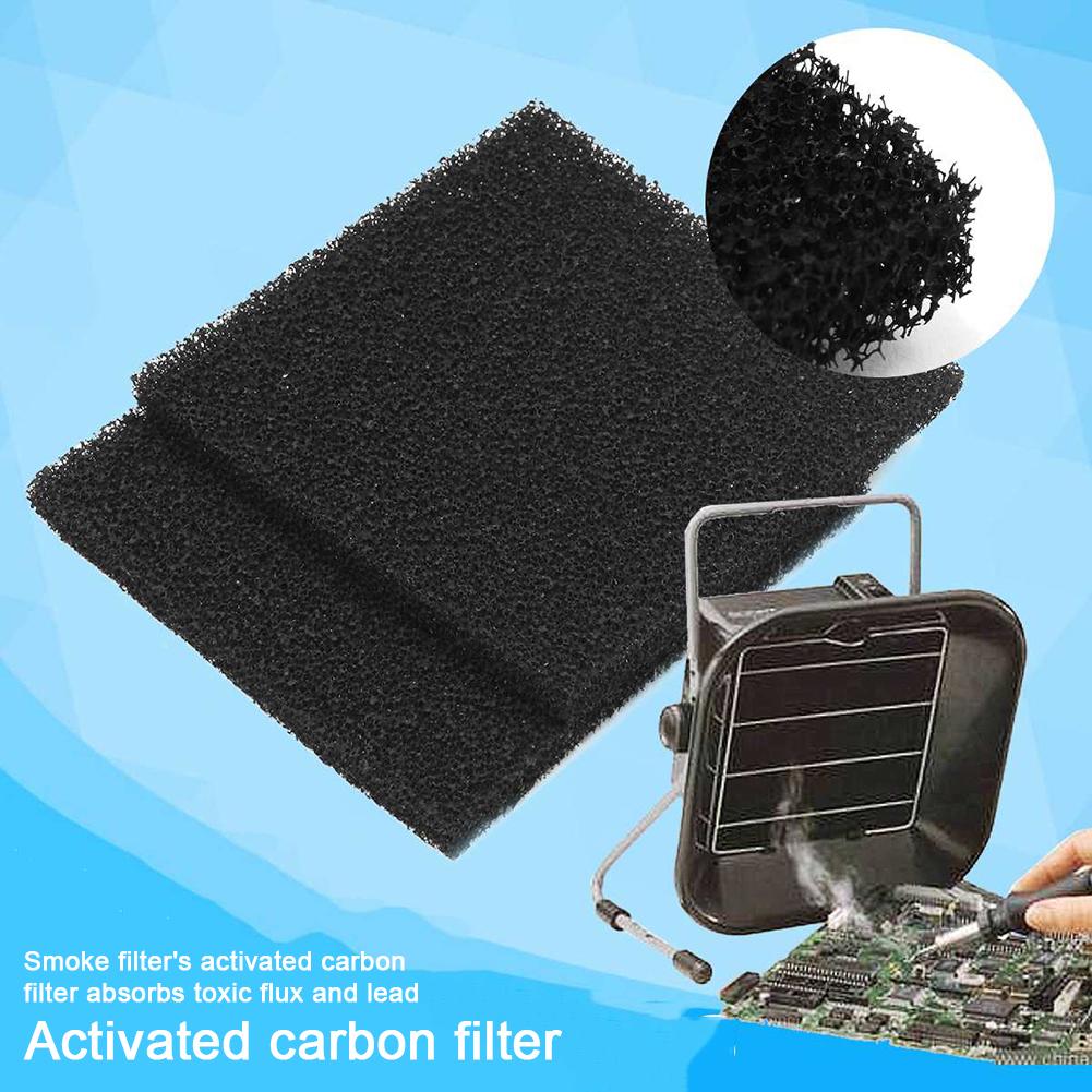 Sort emhætte udsugningsanlæg aktivt kul filter bomuld til røgudsugningsventilator hjem køkken rækkevidde dele