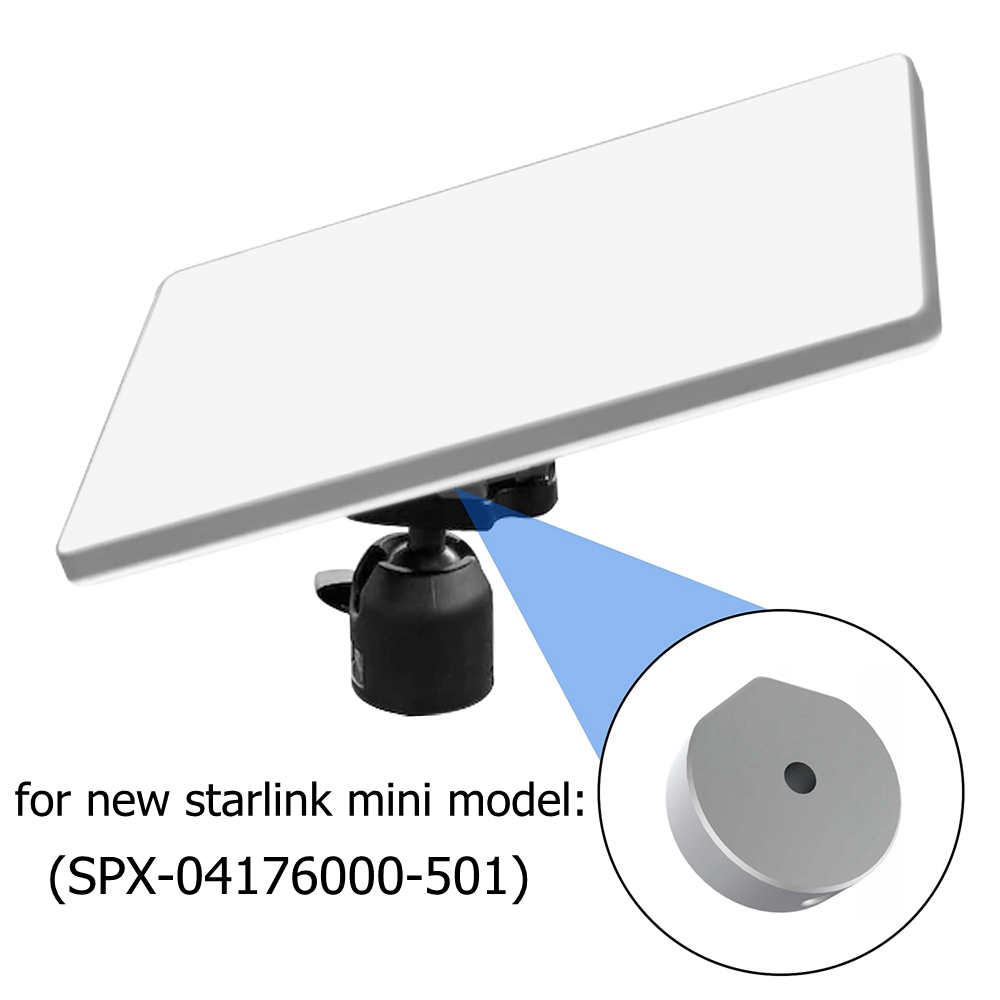 Para novo modelo Starlink Mini (SPX-04176000-501) montagem de adaptador de tripé 1/4 "-20 3/8"-16 rosqueado para StarLink Mini Mount