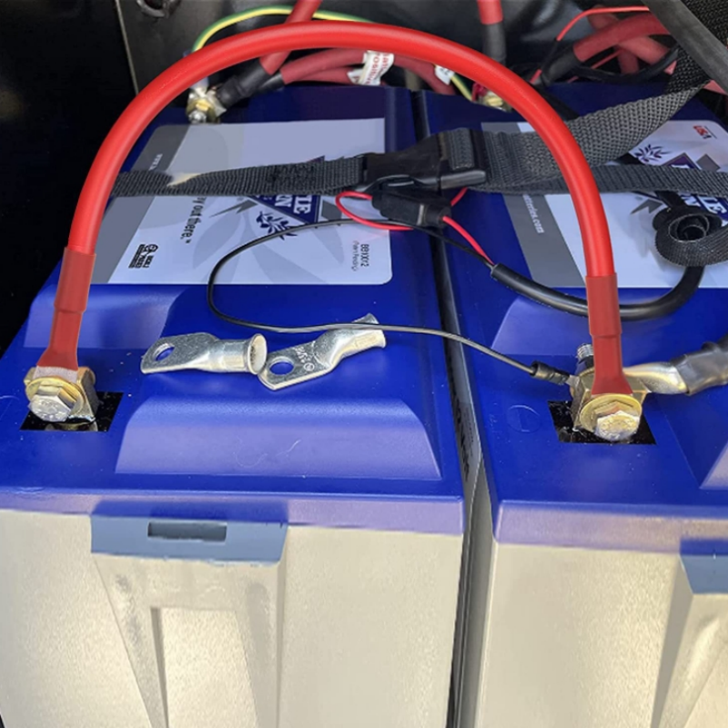 For 2AWG Energy Vehicle Battery Connection Cable Battery Extension Cable Power Inverter Cable Solar Accessories