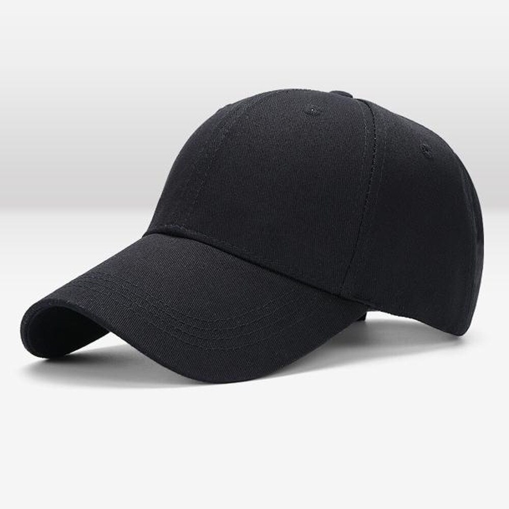 Unisex solid kasket sort farve baseball cap snapback kasketter casquette hatte monteret afslappet gorras hip hop far hatte til mænd kvinder  #t1p