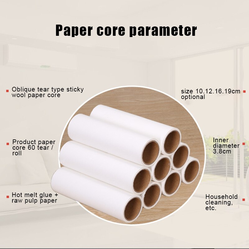 Kleding Stof Roll Borstel Kleverige Wol Roll Vervanging Van Papier Zelfklevend Papier Core Lint Steken Roller Papier Roll $