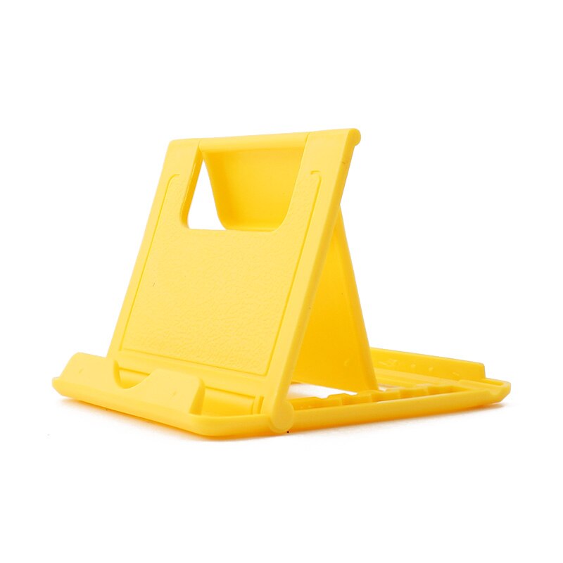 Soporte ajustable para teléfono móvil, soporte plegable de escritorio para iPhone 11, mi 9 Xiaomi, Samsung S10, iPhone 7, 8, X, XS: Yellow