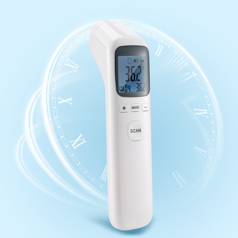 Lcd Backlight Digitale Thermometer Voorhoofd Non-contact Termometro Volwassen Lichaam Koorts Ir Kinderen Thermometer