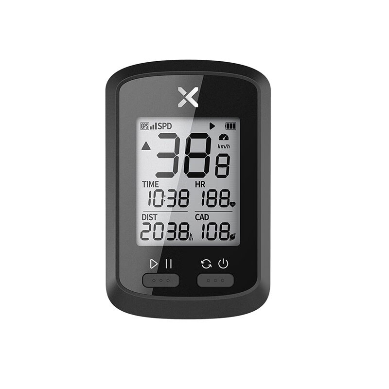XOSS G+ Bike Computer wireless Bluetooth ANT+ GPS Cycling Computer For speed measurement navigation and data sharing LCD display