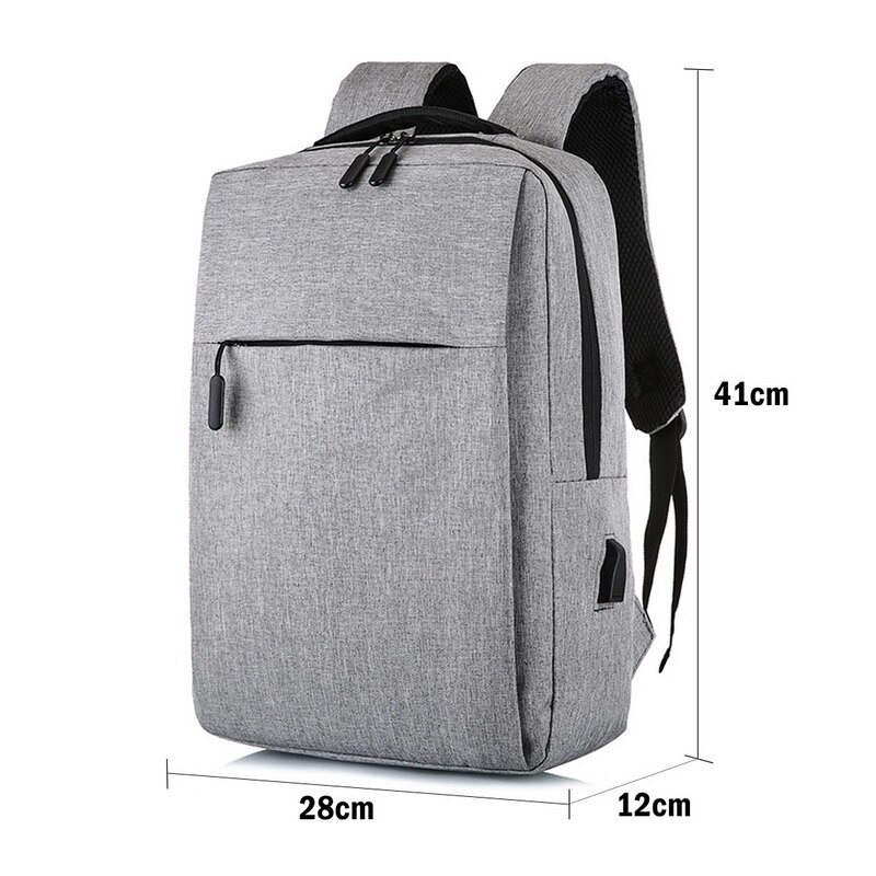 Official Backpack For 15.6 Inch Laptop USB School Bag Rucksack Men Backbag Travel Daypack Male Backpack Mochila