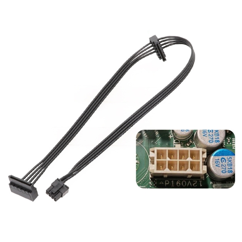 Liten 8- pins till sata-strömkabel moderkort ssd hårddisk strömkabel modulär kabel för  b515 b520 w515 pc