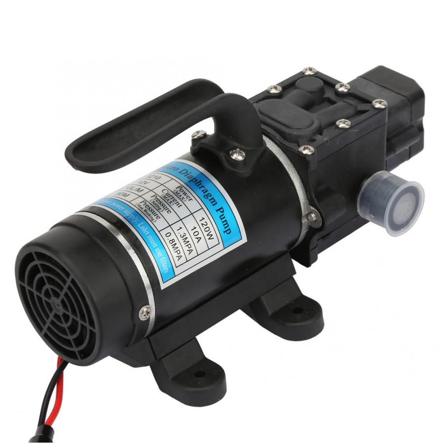 12V/24V 10A/5A 120W Electric Water Pump 10L/m Self Priming Diaphragm Pump for High Pressure Washer for High PressureWasher