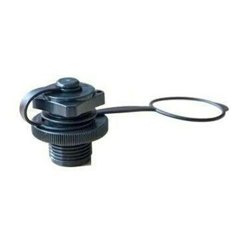 Bouchons De Valve Pour Spa MSPA (sauf Modèle Toscane) - Lot De 2 - PVC Noir - Diamètre Filetage 22 Mm - 6